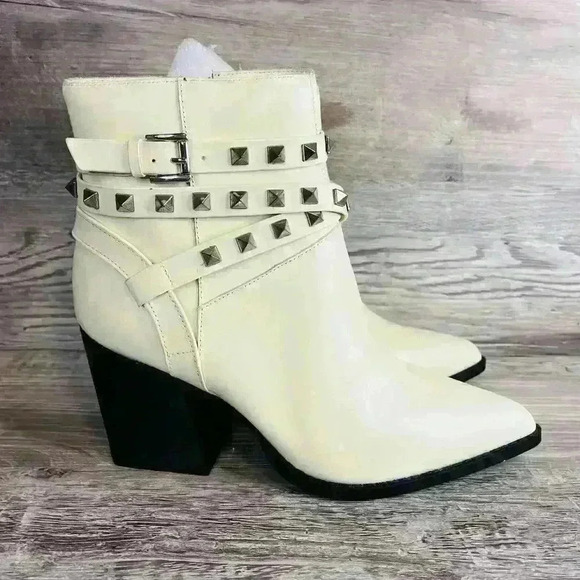 Steve Madden Conran Womens Studded Boots Botties - Picture 16 of 16